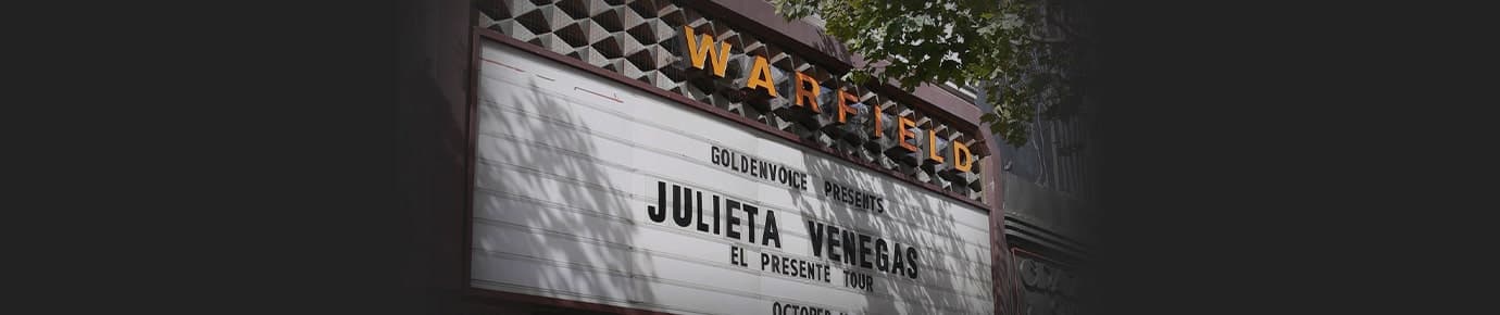 Warfield Tickets